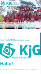 Mobile Screenshot of kjg-mk.de